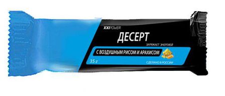 XXL Power Десерт с воздушным рисом и арахисом (35 гр)