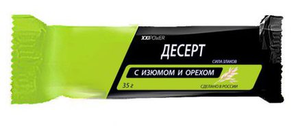 XXL Power Десерт с изюмом и орехом (35 гр)