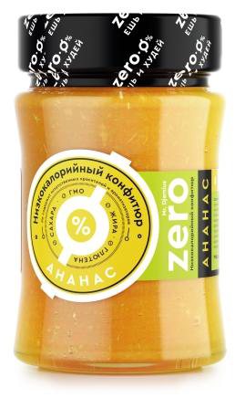Низкокалорийный конфитюр Mr. Djemius ZERO (ананас) 250 гр