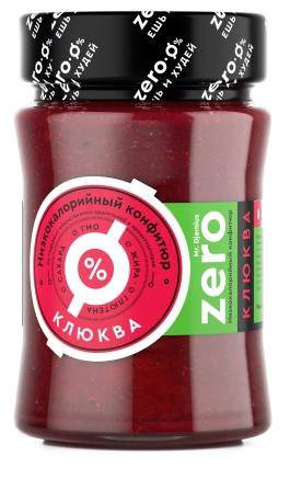Низкокалорийный конфитюр Mr. Djemius ZERO (клюква) 250 гр