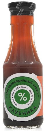 Mr. Djemius ZERO Низкокалорийный сироп (Клубника) 330 г