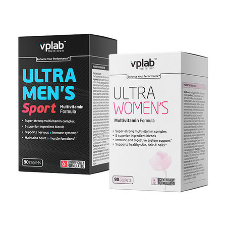 Набор мужские и женские витамины VP Lab Ultra Mens + Ultra Womans (2 упаковки по 90 таб)