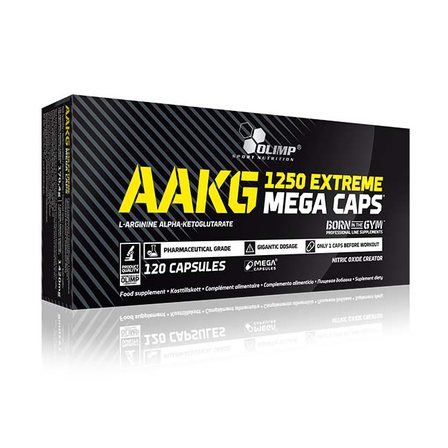 Olimp AAKG 1250 Mega Caps (120 капс) аргинин альфа - кетоглутарат