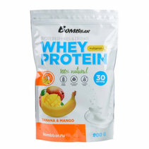BOMBBAR Протеиновый коктейль Whey Protein (900 г) банан-манго