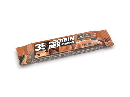 ProteinRex Батончик с высоким содержанием протеина 50г (Тоффи)