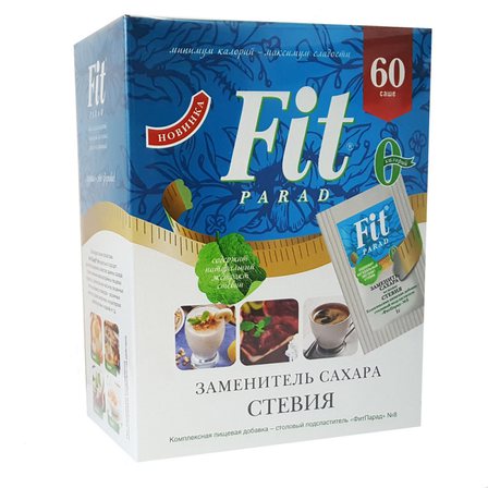 FitParad Сахарозаменитель № 8 (60 саше по 1 г)