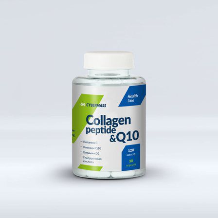 CyberMass Collagen Peptide + Q10 (120 капс)