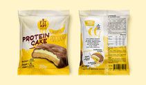 Fit Kit Protein Cake Протеиновое печенье с суфле (70 гр) банановый пуддинг
