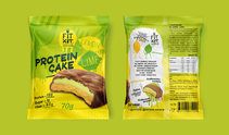Fit Kit Protein Cake Протеиновое печенье с суфле (70 гр) лимон - лайм