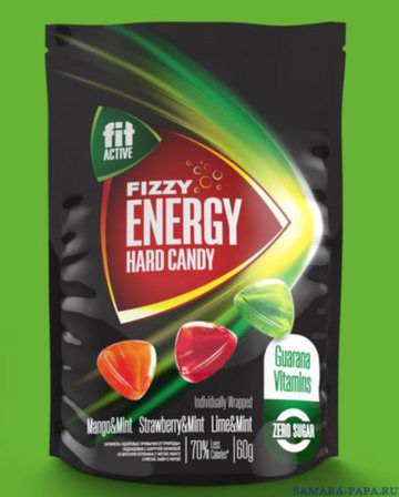 FitParad Карамель леденцовая Манго Клубника Лайм (60 г)