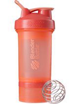 Blender Bottle ProStak 624мл + 100мл+ 150мл Full Color Coral [коралловый]