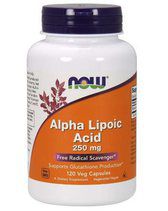 NOW Foods Alpha Lipoic Acid 250 mg (120 вег. капсул) альфа - липоевая кислота