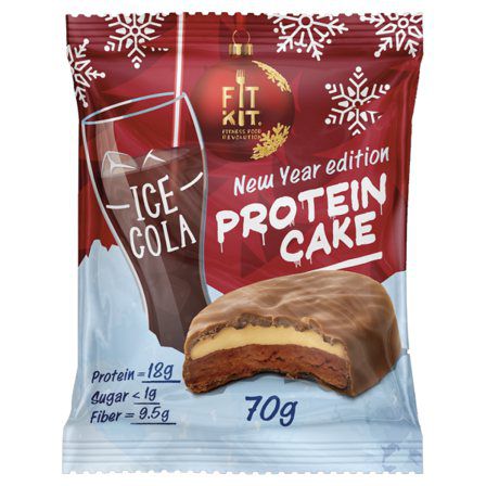 Fit Kit Protein Cake Протеиновое печенье с суфле (70 гр) кола