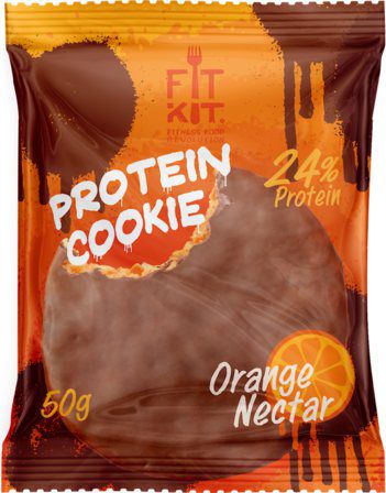 Fit Kit Protein chocolate сookie (50 г) Апельсиновый нектар