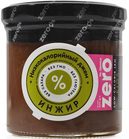 Низкокалорийный конфитюр Mr. Djemius ZERO (инжир) 250 гр