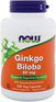 NOW Foods Ginkgo Biloba 60 mg (120 вег. капсул) экстракт гинкго билоба