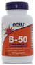 NOW Foods B - 50 (100 капсул) витамин В 50 (группа В)