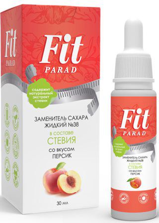 FitParad заменитель сахара жидкий № 38 (30 мл) персик