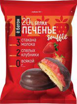 Ё - батон Печенье с суфле (50 г) Клубника