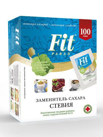 FitParad Сахарозаменитель № 14 (100 саше)