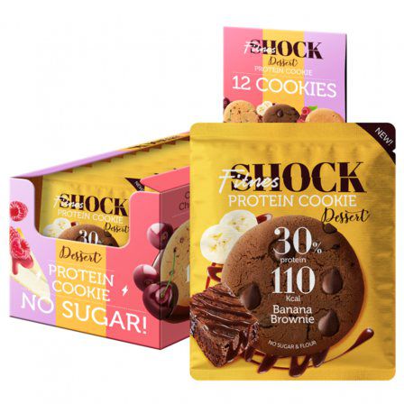 FitnesShock печенье DESERT 35 г (банановый брауни)
