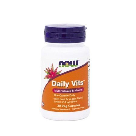 NOW Foods Daily Vits Multi (30 вег. капс.) витаминно - минеральный комплекс