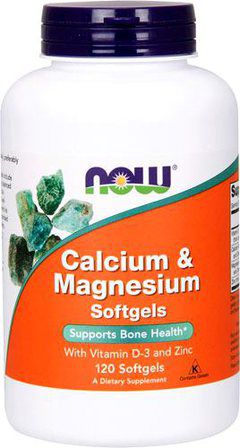 NOW Foods Calcium + Magnesium (120 капсул) кальция цитрат и магния малат