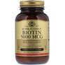 Solgar Biotin 5000 mcg (50 вег. капс.) витамин для волос B7