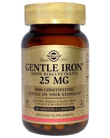 Solgar Gentle Iron 25 mg (90 вег. капс.)