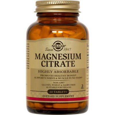 Solgar Magnesium Citrate (60 таб.)