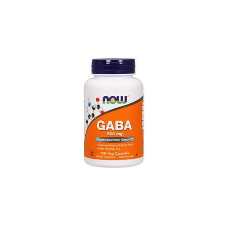 NOW Foods GABA 500 mg (100 вег. капсул) гамма аминомасляная кислота