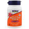 NOW Foods Vitamin D3 5000 IU (240 гелевых капсул) витамин Д3 холикальцеферон