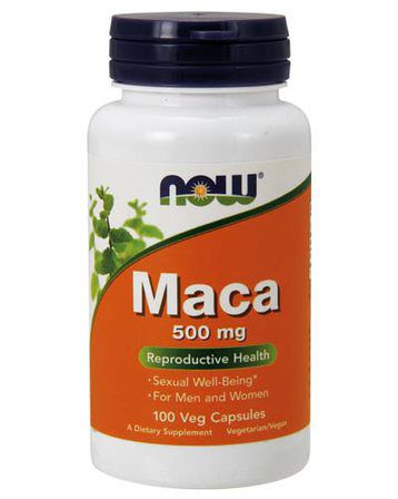 NOW Foods Maca 500 мг (100 веганских капсул) экстракт маки