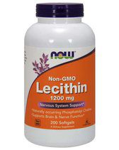 NOW Foods Lecithin 1200 mg (200 гелевых капсул) соевый лецитин