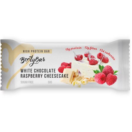 BootyBar Chocoline standart 50 г (Белый шоколад с малиной)
