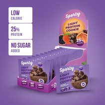 Печенье Sporty Protein Light (40 г) Двойной шоколад