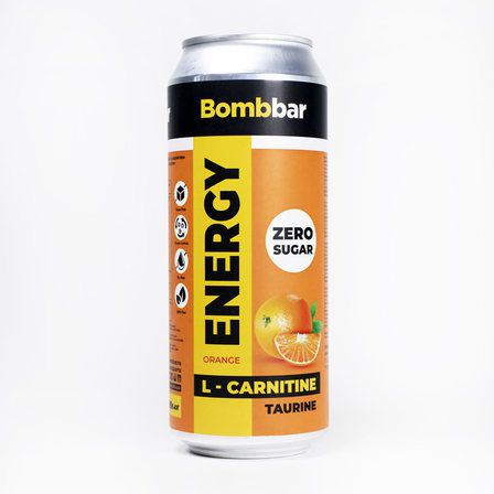 BOMBBAR Энергетический напиток 500 мл (Апельсин)