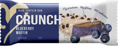 BootyBar Crunch Протеиновый батончик (60 г) вкус - черничный маффин
