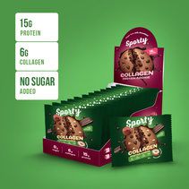 Печенье Sporty Protein с коллагеном (40 г) шоколад-фундук