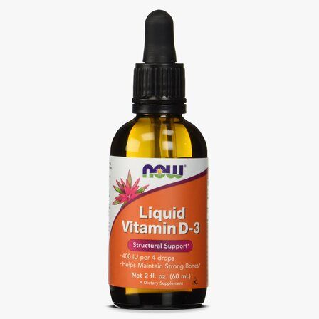 NOW Foods Liquid Vitamin D3 2 FI Oz (60 мл) жидкий витамин Д3 в каплях