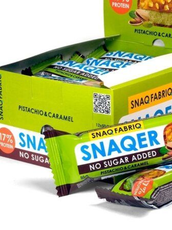 Snaq Fabriq Батончик глазированый Snaqer (50 г) Фисташка и карамель