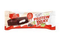 Fit Kit Protein Delice Протеиновый бисквит в глазури с кремом (60 г) Шоколад-ваниль