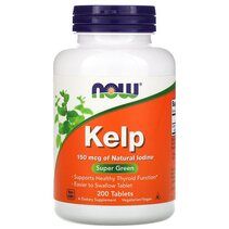 NOW Foods Kelp 150 мкг (200 таблеток) ламинария