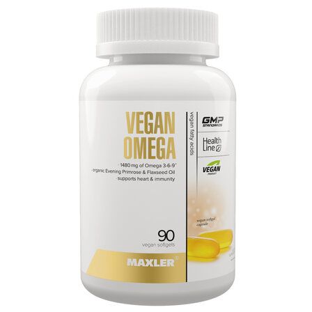 Maxler Omega 3-6-9 VEGAN (90 капс)
