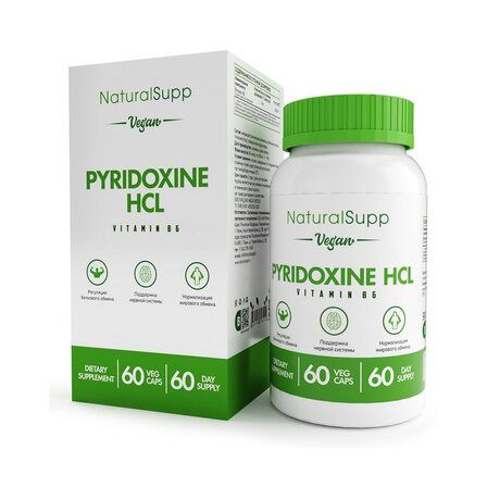 NaturalSupp B6 (60 вег. капс)