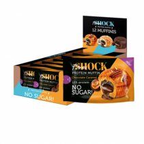 FitnesShock Маффин с начинкой 50 г (Шоколадная карамель)