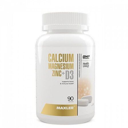 Maxler Calcium Magnesium Zinc+D3 (90 таб)