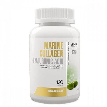 Maxler Marine Collagen Hyaluronic Acid Complex (120 гел. капс.)