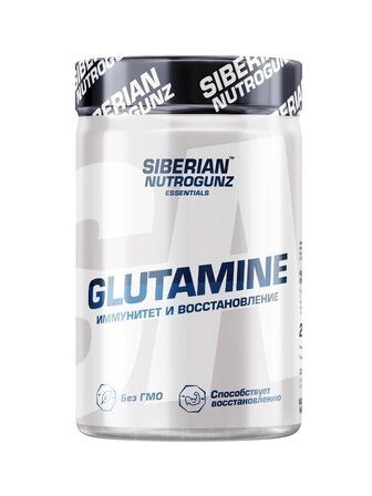 Siberian Nutrogunz GLUTAMINE (250 г) без вкуса, аминокислота глютамин