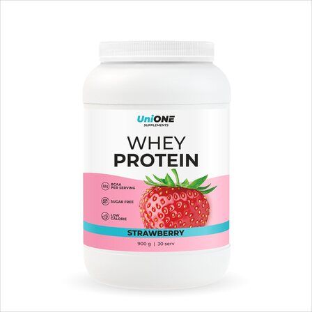UniONE Whey Pro (900 гр) Клубника